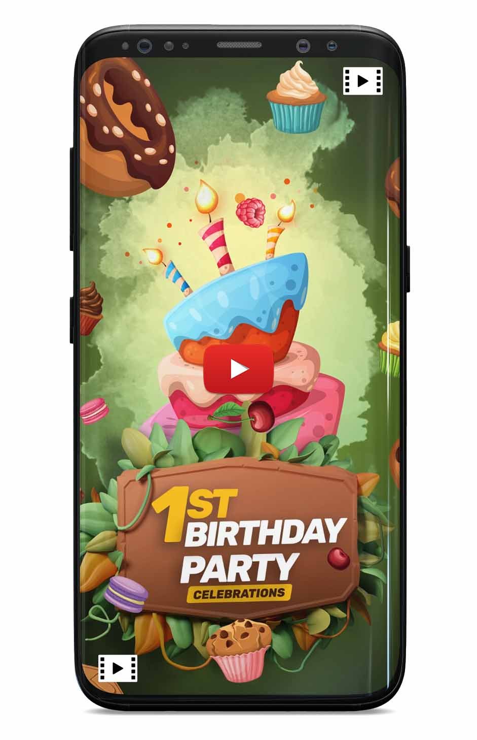 Jungle theme birthday invitation video_Part-1