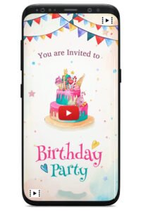 Birthday Invitation Video Card_V1
