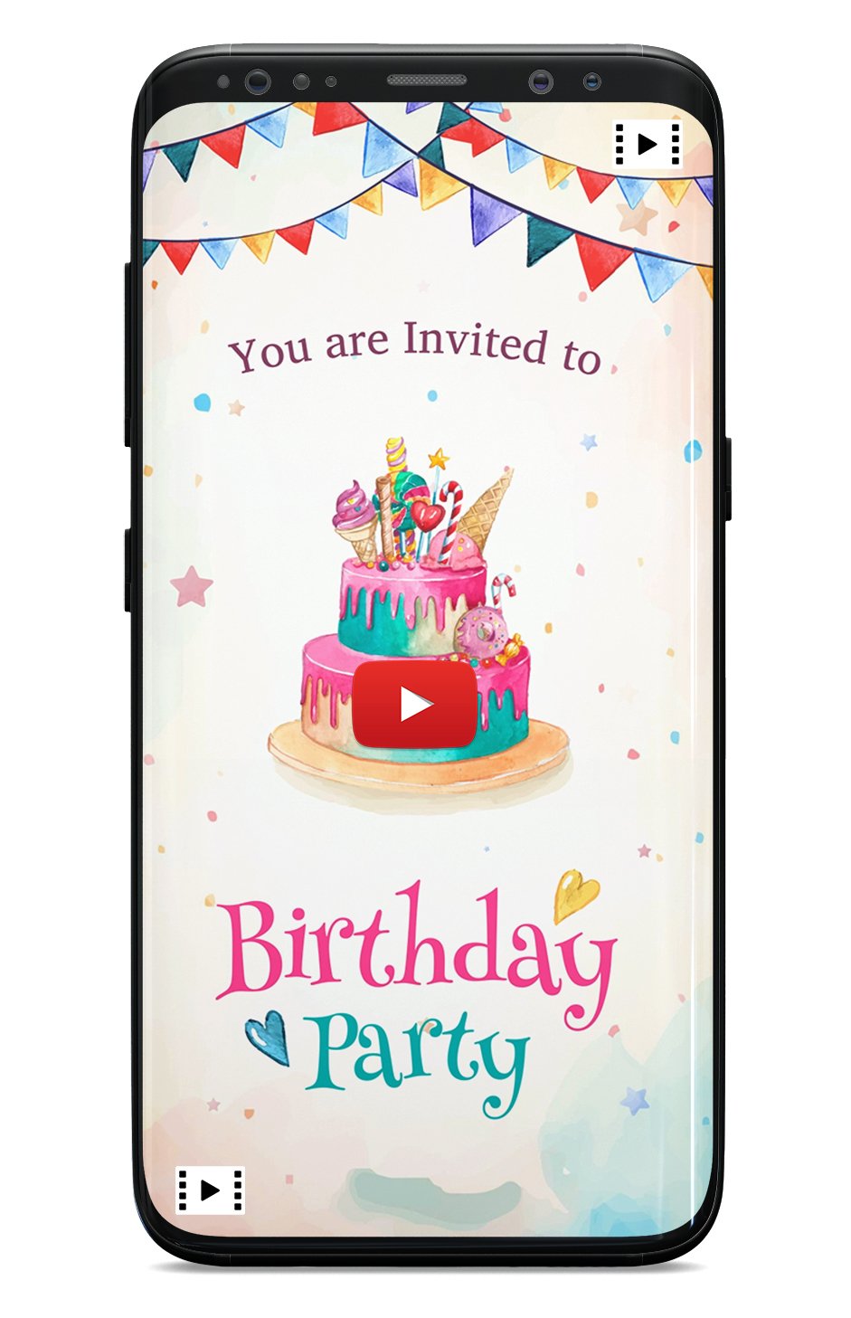 Birthday Invitation Video Card_V1